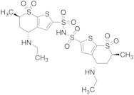 (4S,6S)-4-(Ethylamino)-N-(((4R,6R)-4-(ethylamino)-6-methyl-7,7-dioxido-5,6-dihydro-4H-thieno[2,3-b…