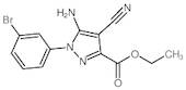 Ethyl 5-Amino-1-(3-bromophenyl)-4-cyanopyrazole-3-carboxylate