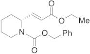 Ethyl N-Benzyloxycarbonyl-3-[(2R)-piperidinyl)]-2(E)-propenoate