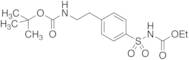 Ethyl 4-(2-N-Boc-2-aminoethyl)benzenesulfonamide Carbamate