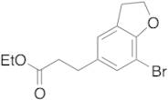 Ethyl 3-(7-Bromo-2,3-dihydro-1-benzofuran-5-yl)propanoate