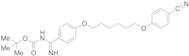 Ethyl 4-[[6-(Boc-4-Carbamimidoylphenoxy)hexyl]oxy]benzimidoate