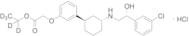 Ethyl 2-(3-((1R,3R)-3-(((R)-2-(3-Chlorophenyl)-2-hydroxyethyl)amino)cyclohexyl)phenoxy)acetate-d5 …