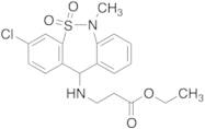 Ethyl N-(3-Chloro-6,11-dihydro-6-methyl-5,5-dioxidodibenzo[c,f][1,2]thiazepin-11-yl)-amino-propano…