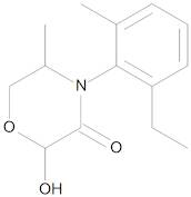 4-(2-Ethyl-6-methylphenyl)-2-hydroxy-5-methyl-3-morpholinone