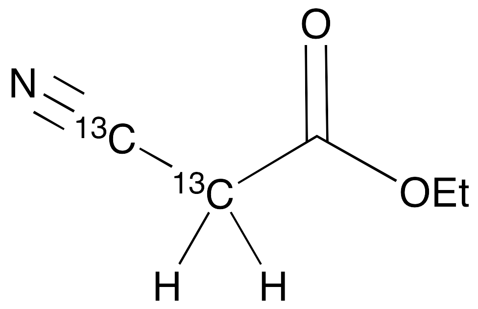 Ethyl Cyanoacetate-2,3-13C2