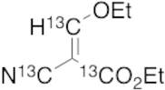 Ethyl Cyano(ethoxymethylene)acetate-13C3