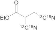 Ethyl 2,3-Dicyanopropionate-13C2 15N2