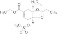 (3aR,7R,7aR)-Ethyl 2,2-Diethyl-7-((methylsulfonyl)oxy)-3a,4,7,7a-tetrahydrobenzo[d][1,3]dioxole-5-…