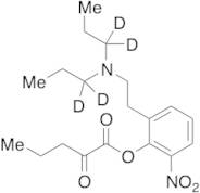 Ethyl 2-[2-(Dipropylamino)ethyl]-6-nitrophenyl-d4 Pyruvate
