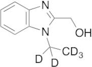 1-Ethyl-2-hydroxymethylbenzimidazole-d5
