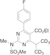 Ethyl 4-(4-Fluorophenyl)-6-isopropyl-2-(N-methylmethylsulfonamido)pyrimidine-5-carboxylate-d6