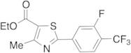 Ethyl 2-[3-Fluoro-(trifluoromethyl)phenyl]-4-methyl-thiazole-5-carboxylate