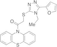 2-[[4-Ethyl-5-(2-furanyl)-4H-1,2,4-triazol-3-yl]thio]-1-(10H-phenothiazin-10-yl)-ethanone