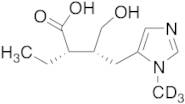 (2S,3R)-2-Ethyl-4-hydroxy-3-((1-methyl-1H-imidazol-5-yl)methyl)butanoic acid-D3