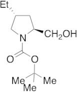 (2S,4R)-4-Ethyl-2-hydroxymethyl-1-pyrrolidinecarboxylic Acid tert-Butyl Ester