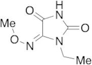 1-Ethylimidazolidine-2,4,5-trione 5-(O-methyloxime)