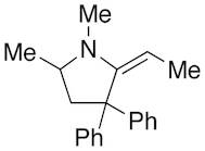 2-Ethylidene-1,5-dimethyl-3,3-diphenylpyrrolidine (cis/trans mixture) (>90%)