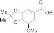 Ethyl 3,4-O-Isopropylidene-5-O-methanesulfonylshikimate