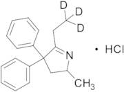 2-Ethyl-5-methyl-3,3-diphenyl-1-pyrroline-d3 Hydrochloride