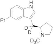 5-Ethyl-3-[[(2R)-1-methyl-2-pyrrolidinyl]methyl]-1H-indole-d5