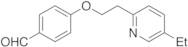 4-[2-(5-Ethyl-2-pyridinyl)ethoxy]benzaldehyde