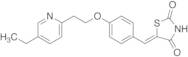 5-[[4-[2-(5-Ethyl-2-pyridinyl)ethoxy]phenyl]-methylene]-2,4-thiazolidinedione(Pioglitazone Impurity)