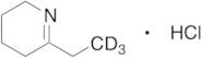 2-Ethyl-3,4,5,6-tetrahydropyridine Hydrochloride-d3