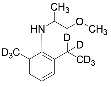 2-​Ethyl-​N-​(2-​methoxy-​1-​methylethyl)​-​6-​methyl-benzenamine-d8