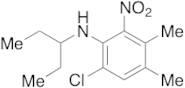 N-(1-Ethylpropyl)- 2-nitro-,3,4-dimethyl-6-chloro-Benzenamine