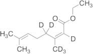 Ethyl (Z)-Geranate-d6