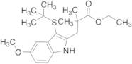 Ethyl 3-(3-(tert-butylthio)-5-methoxy-1H-indol-2-yl)-2,2-dimethylpropanoate