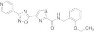 N-​[(2-​Ethoxyphenyl)​methyl]​-​4-​(3-​pyridin-​4-​yl-​1,​2,​4-​oxadiazol-​5-​yl)​-​1,​3-​thiazo...