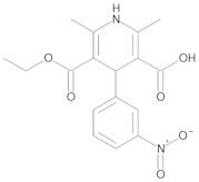 5-​(Ethoxycarbonyl)​-​2,​6-​dimethyl-​4-​(3-​nitrophenyl)​-​1,​4-​dihydro-​3-​pyridinecarboxylic Acid