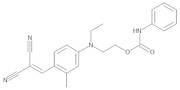 2-[[4-[Ethyl[2-[[(phenylamino)carbonyl]oxy]ethyl]amino]-2-methylphenyl]methylene]propanedinitrile