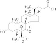 6beta-Ethyl-7-keto-obeticholic Acid-d6