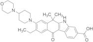 9-Ethyl-6,6-dimethyl-8-(4-morpholinopiperidin-1-yl)-11-oxo-6,11-dihydro-5H-benzo[b]carbazole-3-carboxylic Acid