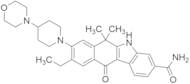 9-Ethyl-6,6-dimethyl-8-[4-(morpholin-4-yl)piperidin-1-yl]-11-oxo-5H,6H,11H-benzo[b]carbazole-3-carboxamide