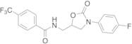 N-[[3-(4-fluorophenyl)-2-oxo-5-oxazolidinyl]methyl]-4-(trifluoromethyl)-Benzamide