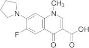 6-Fluoro-1-methyl-4-oxo-7-(pyrrolidin-1-yl)-1,4-dihydroquinoline-3-carboxylic Acid