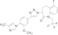 6-Fluoro-1,3,4,5-tetrahydro-3-[4-[3-methoxy-4-(4-methyl-1H-imidazol-1-yl)phenyl]-1H-1,2,3-triazol-…