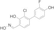 (E)-2-Chloro-3'-fluoro-3,4'-dihydroxy-[1,1'-biphenyl]-4-carbaldehyde oxime