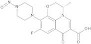 (3S)-9-Fluoro-2,3-dihydro-3-methyl-10-(4-nitroso-1-piperazinyl)-7-oxo-7H-pyrido[1,2,3-de]-1,4-benzoxazine-6-carboxylic Acid
