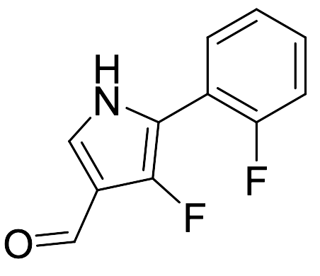 4-Fluoro-5-(2-fluorophenyl)-1H-pyrrole-3-carboxaldehyde