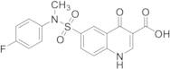 6-[(4-Fluorophenyl)methylsulfamoyl]-4-oxo-1,4-dihydroquinoline-3-carboxylic Acid