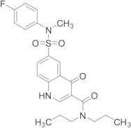 6-[[(4-Fluorophenyl)methylamino]sulfonyl]-1,4-dihydro-4-oxo-N,N-dipropyl-3-quinolinecarboxamide