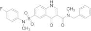 6-[[(4-Fluorophenyl)methylamino]sulfonyl]-1,4-dihydro-N-methyl-4-oxo-N-(phenylmethyl)-3-quinolin...