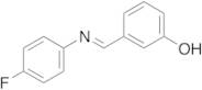 3-[(E)-[(4-Fluorophenyl)imino]methyl]phenol