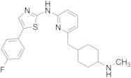 5-(4-Fluorophenyl)-N-(6-((4-(methylamino)cyclohexyl)methyl)pyridin-2-yl)thiazol-2-amine