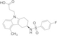 (R)-3-(3-((4-Fluorophenyl)sulfonamido)-5-methyl-1,2,3,4-tetrahydro-9H-carbazol-9-yl)propanoic Acid